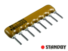 Resistor network 7x6k8 (10pcs)