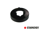 Nut cover 10 mm glossy black