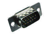 Male D-Sub Connector  15 pins 3 rows