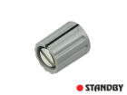 Drehknopf  9 mm glänzend grau