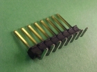 1x08 pin header angled (10pcs)