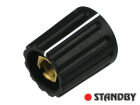 Drehknopf 14,5 mm matte schwarz