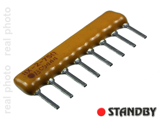 Resistor network 4x75R