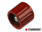 Drehknopf 21 mm glänzend rot