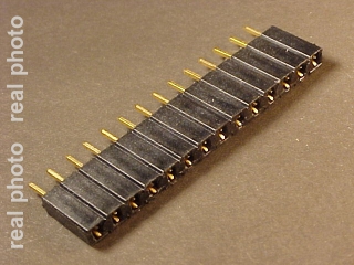 1x14 gniazdo do druku jednorzędowe proste; r=2,54