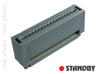 Buchse R=2,54mm; 34 pin; für Flachkabel
