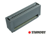 Buchse R=2,54mm; 34 pin; für Flachkabel