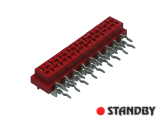 18 pin socket female angled Micro-MaTch