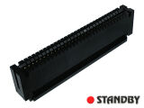 Buchse R=2,54mm; 60 pin; für Flachkabel