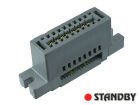 Buchse R=2,54mm; 16 pin; für Flachkabel
