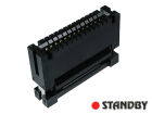 Buchse R=2,54mm; 26 pin; für Flachkabel