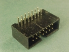 IDC 14 pin, wtyk do druku, kątowy