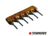 Resistor network 3x1k (10pcs)