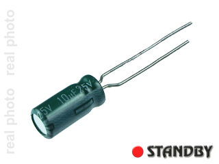 SSL 10uF/25V Elektrolytkondensator (100st)