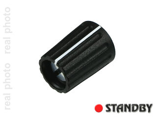 Knob 10 mm matt black