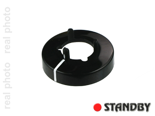 Nut cover 10 mm glossy black