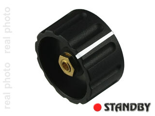Drehknopf 36 mm matte schwarz