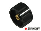 Drehknopf 36 mm matte schwarz