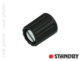 Drehknopf  9 mm matte schwarz
