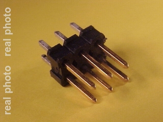 2x03 pin header straight (10pcs)