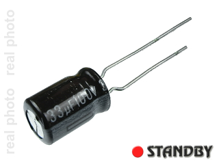 UST 33uF-100V kondensator elektrolityczny  (100szt)