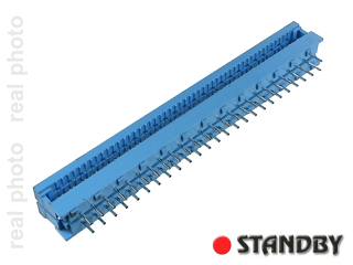 IDC 50 pin, transition for ribbon cable, THT