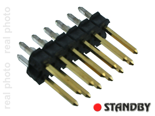 2x06 Pin header straight (10pcs)