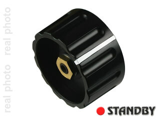 Knob 36 mm glossy black