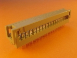 IDC 34 pin, transition for ribbon cable, THT