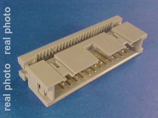 IDC 26 pin, male, for ribbon cable