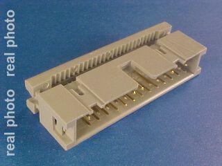 IDC 26 pol, männlich, für Flachkabel