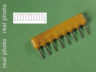 Resistor network 7x20k