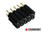 2x05 female socket straight (10pcs)