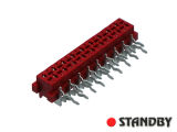 18 pin socket female angled Micro-MaTch