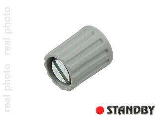 Drehknopf  9 mm matte grau