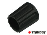 Knob 14,5 mm matt black