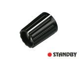Knob 10 mm glossy black