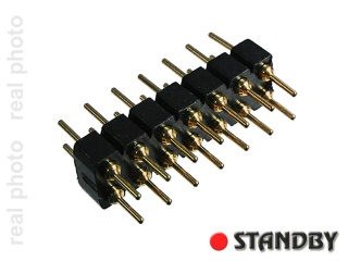 listwy pinowe precyzyjne dwurzędowe 2x07-pin typu adapter