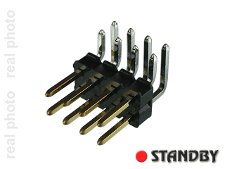 2x04 pin header angled (10pcs)