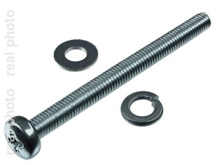 80 mm M4 screw and washers (10pcs)