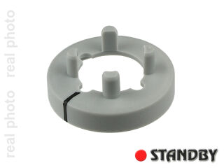 Mutterabdeckung 14,5 mm matte grau