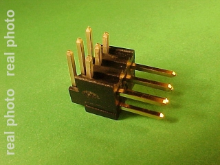 2x03 Pin header angled