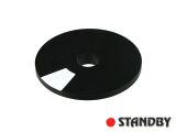 Stator für 10 mm Drehknopf schwarz