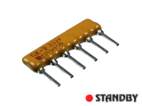 Resistor network 3x3k3 (10pcs)