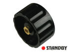 Drehknopf 45 mm glänzend schwarz