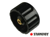 Knob 45 mm glossy black