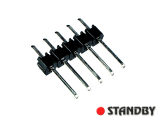 1x05 pin header straight (10pcs)