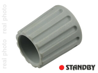 Knob 14,5 mm matt gray