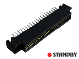 gniazdo R=1,27mm; 80 pin; proste