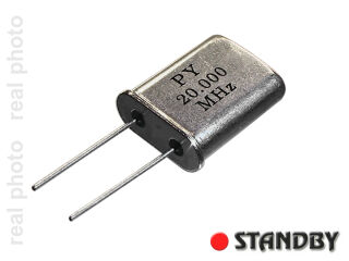 20,00MHz Quarz  HC49/U